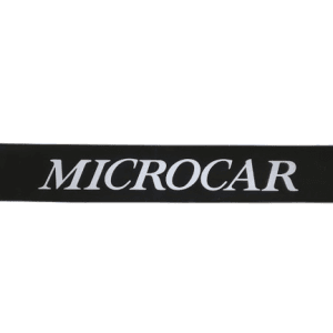 Bumpersticker Microcar " Virgo 3, zwart"