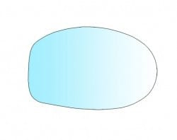 Spiegelglas Ligier rechts