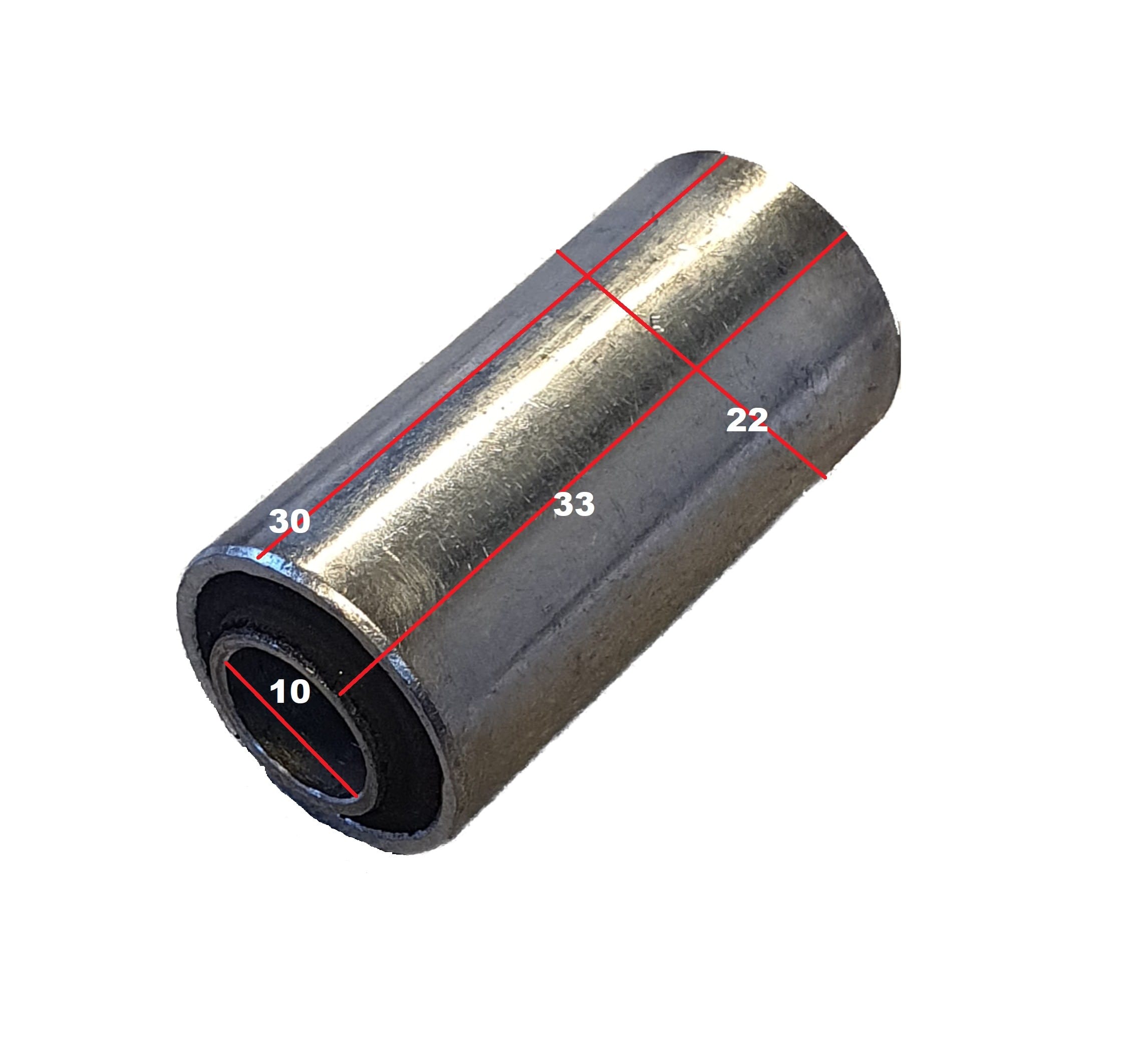 Draagarmrubber Bellier Opale / Divane 10X22X30/33 SB010