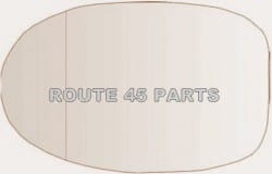 Spiegelglas Aixam 500 /741 7w141/7w142