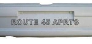 Bumper achter Microcar Virgo 1&2, ongespoten, imitatie